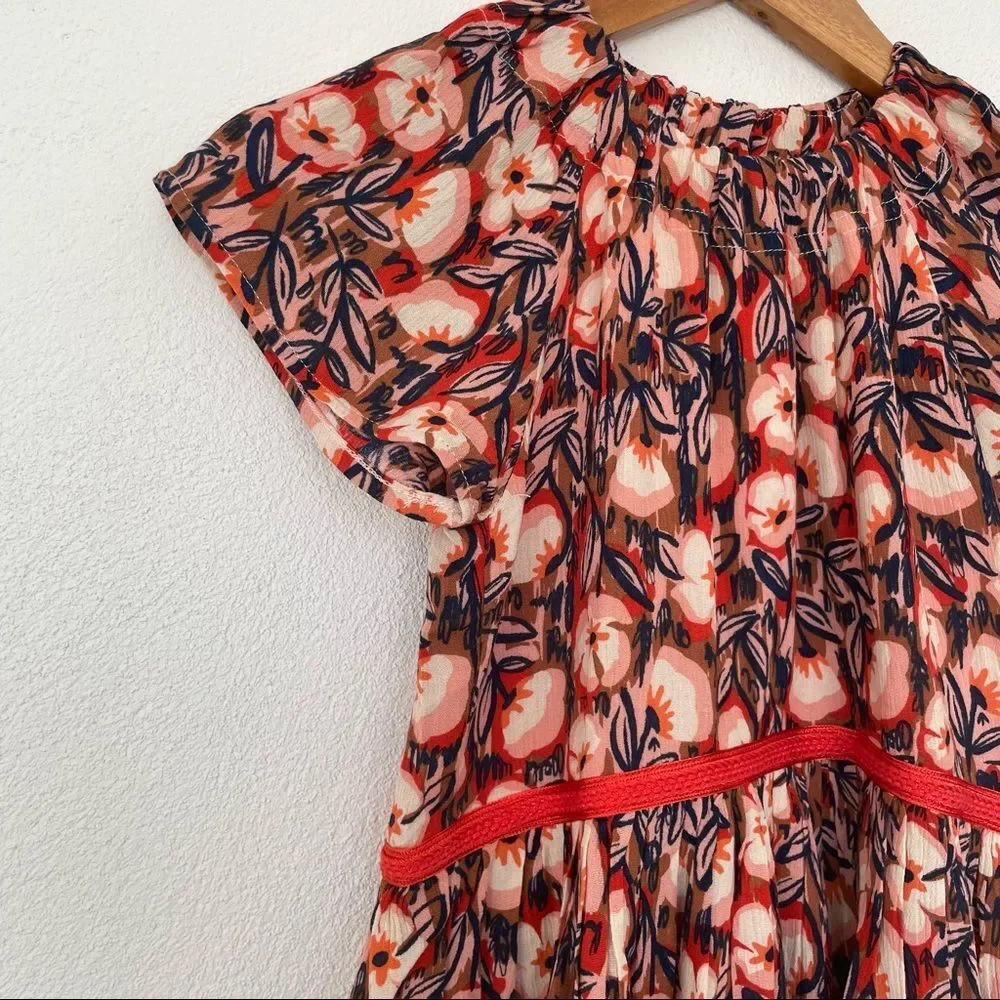 Gymboree Floral Print Short Sleeve Dress Size‎ 5